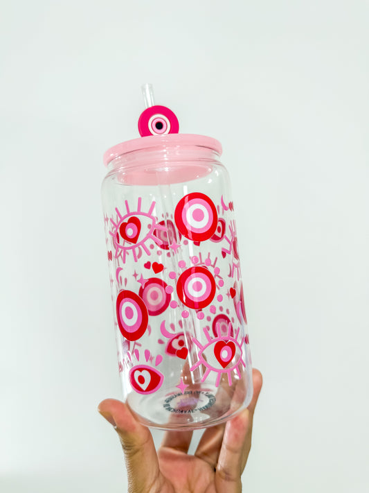 Valentine's Day Evil Eye Can Cup