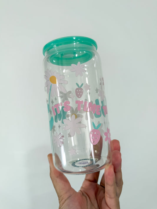 It's Time To Bloom Can Cup