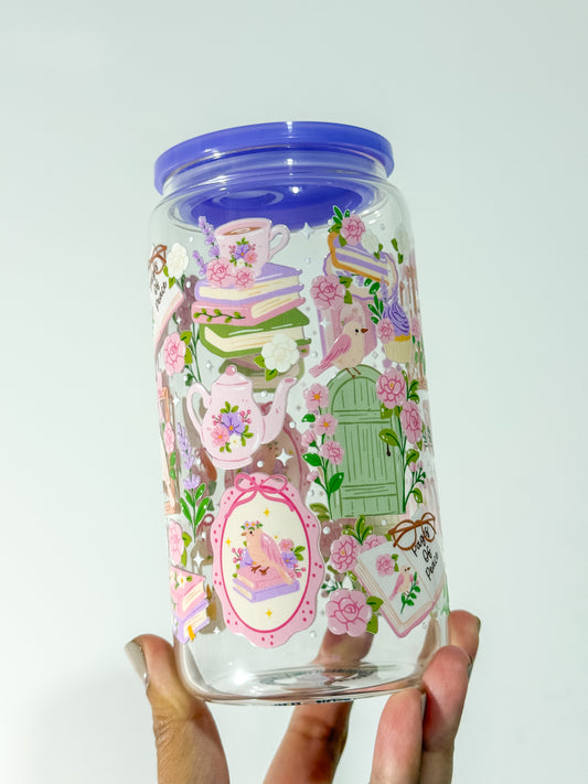 Bookish Garden Can Cup