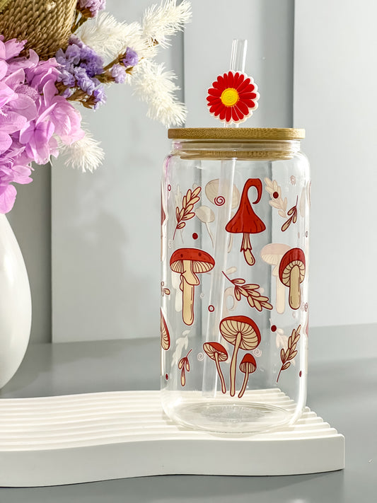 Red Mushrooms Can Cup