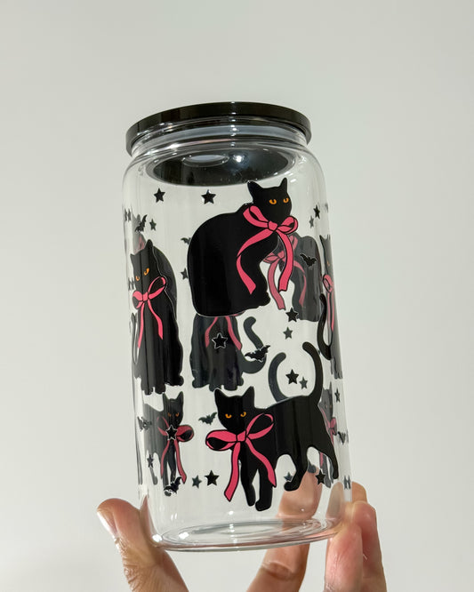 Midnight Cat Can Cup