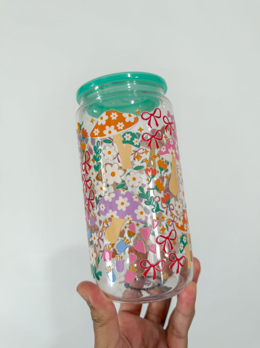 Mushroom Garden Can Cup