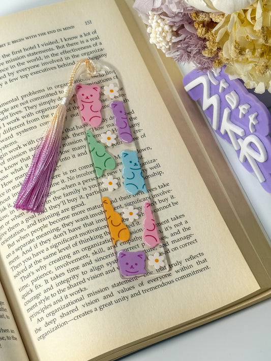 Actual Colorful Teddies Bookmark