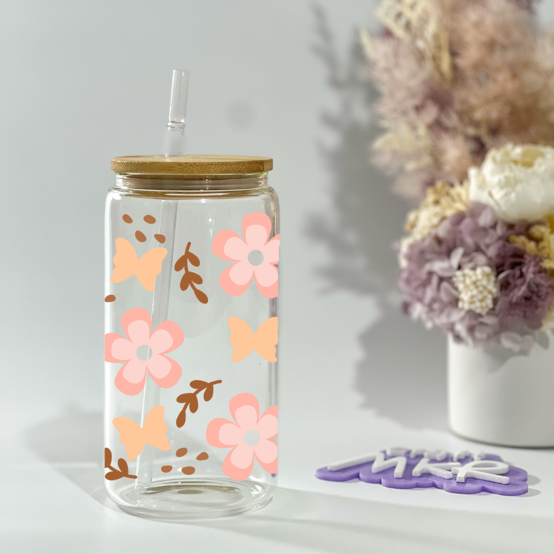 Autumn Blooms Can Cup