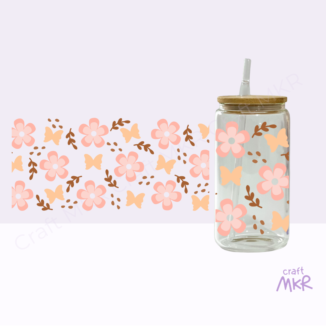 Autumn Blooms Can Cup