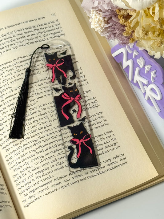 Black Cats Bookmark Actual