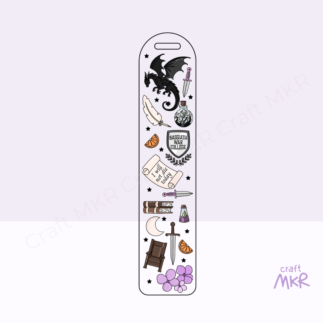 Black_Wings_and_Swords Bookmark Design
