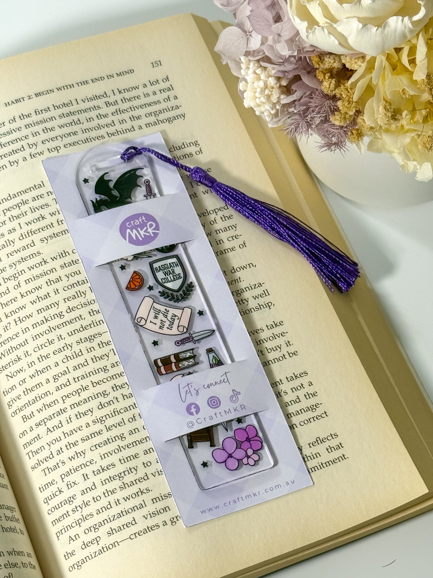 Black_Wings_and_Swords_Bookmark_with Bookmark Sleeve