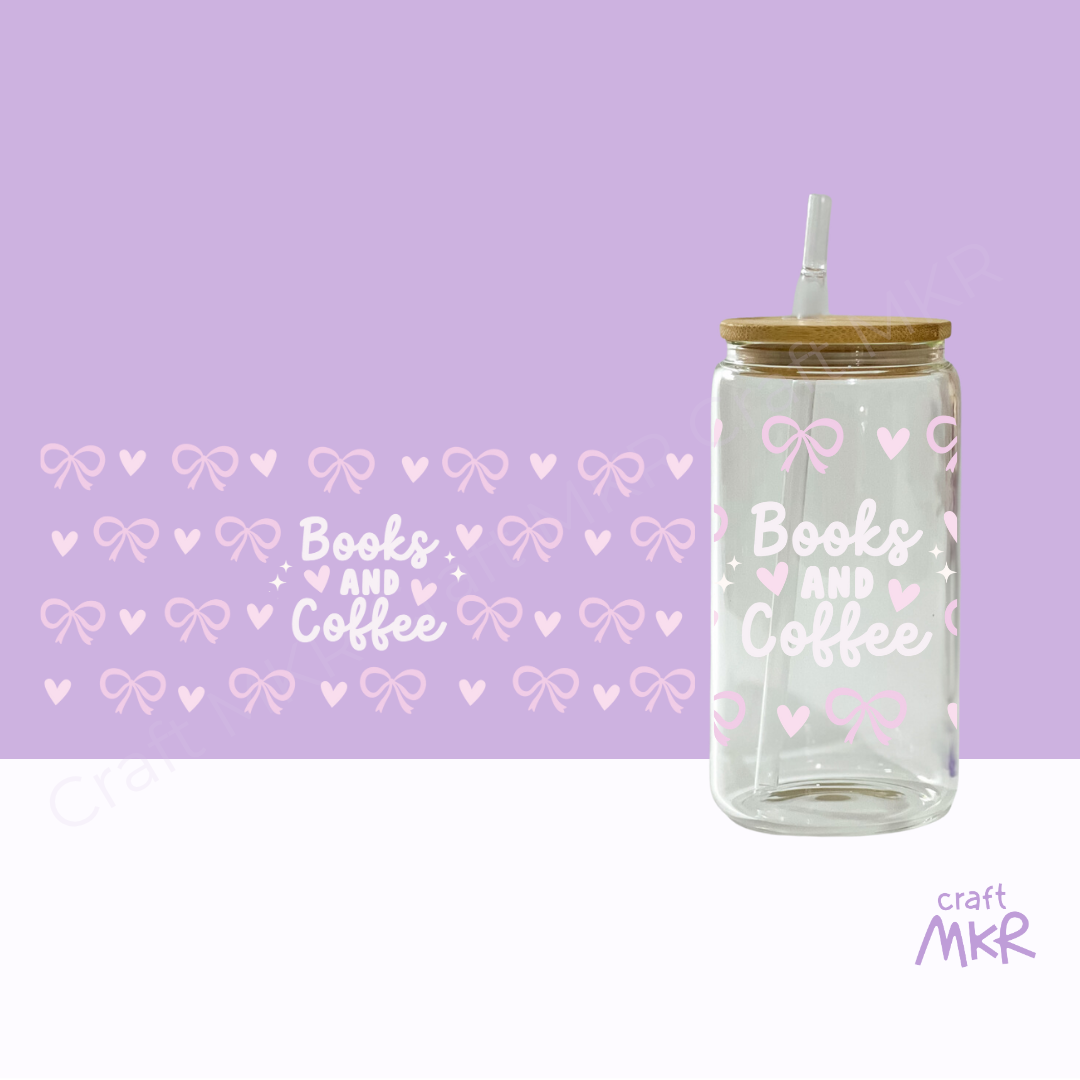 Books and Coffee Can Cup