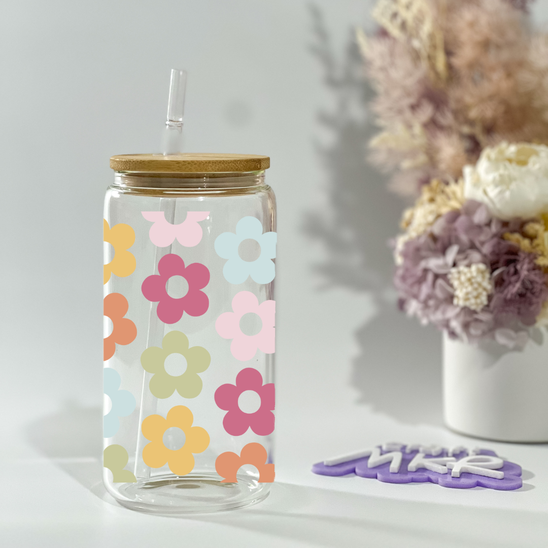 Colourful Flowers Can Cup