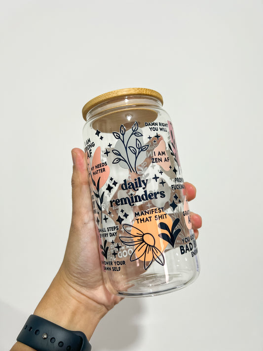 Daily Reminders Can Cup