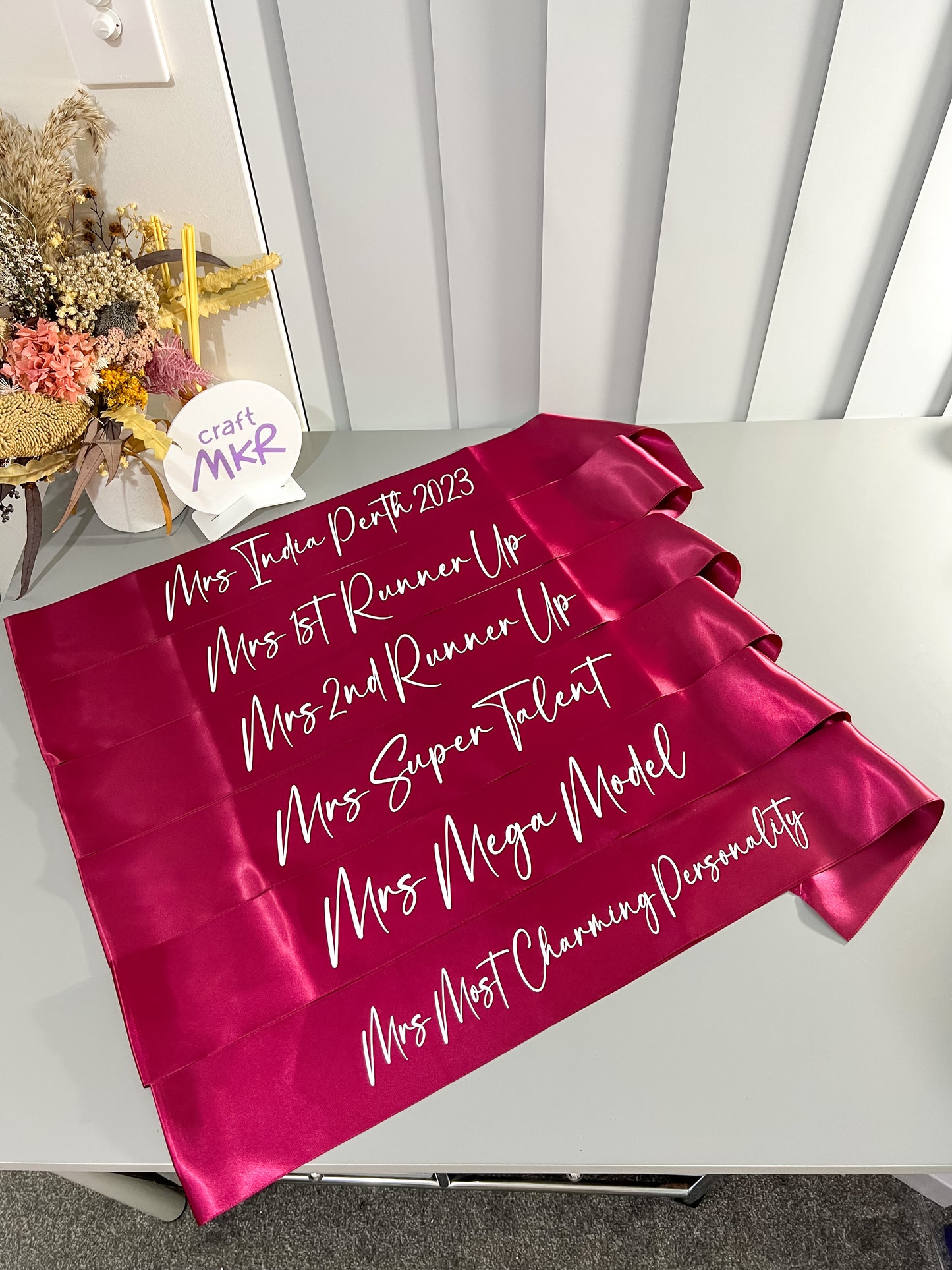 Personalised Sashes for All Occasions