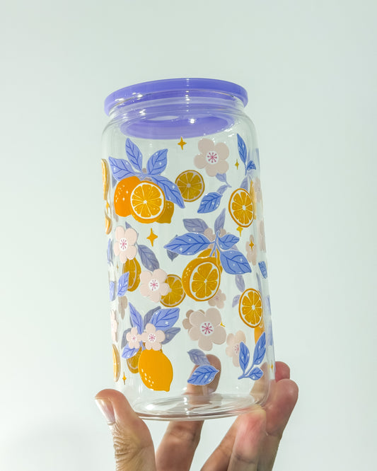 Lilac Lemon Can Cup