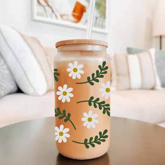 Ferns and Daisies Can Cup
