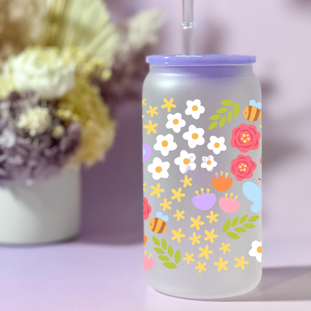Floral Fiesta Can Cup