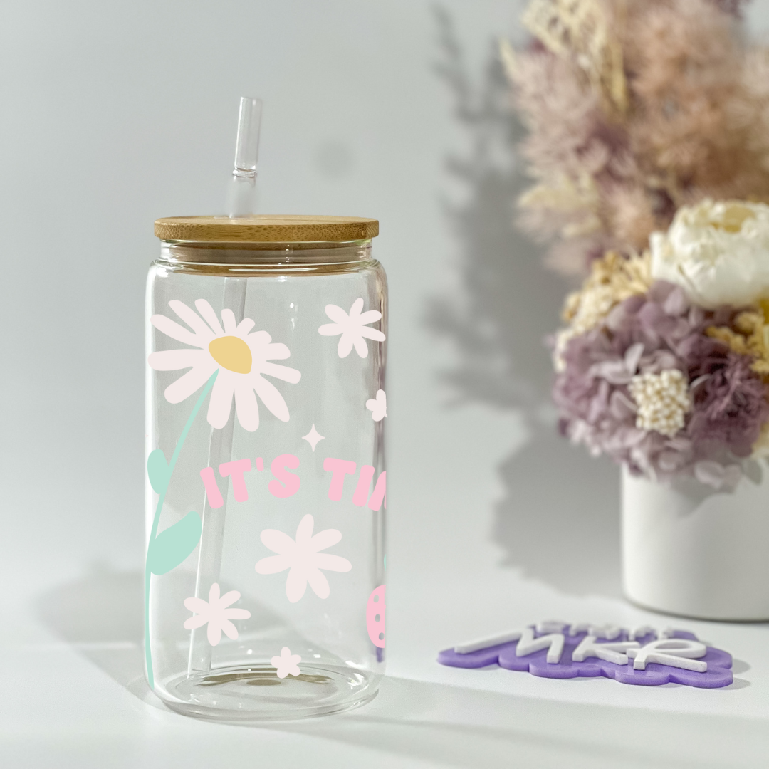 It's Time To Bloom Can Cup