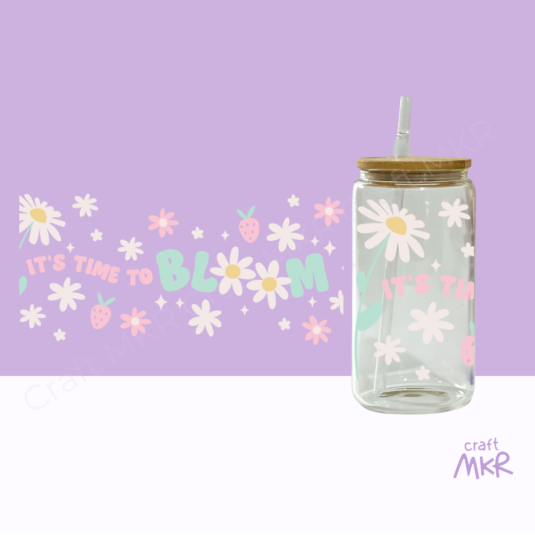 It's Time To Bloom Can Cup