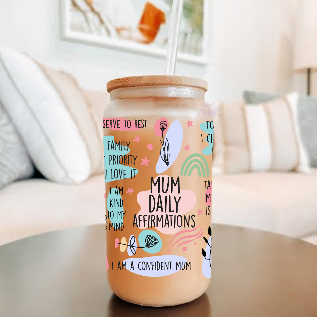 Mum Daily Affirmations V1 Can Cup