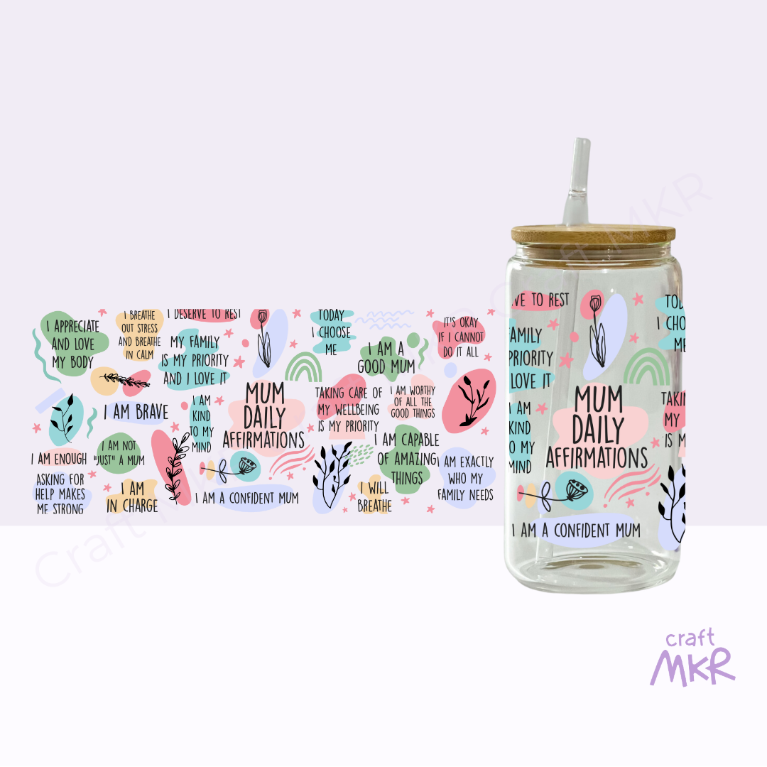 Mum Daily Affirmations V1 Can Cup