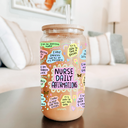 Nurse Daily Affirmations Can Cup