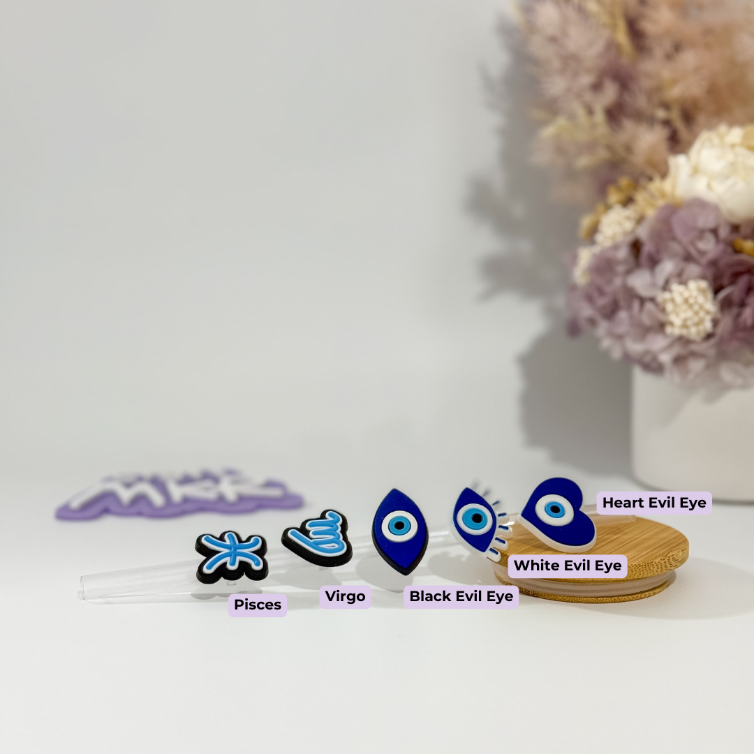 Straw Charms - Evil Eye & Zodiac Signs