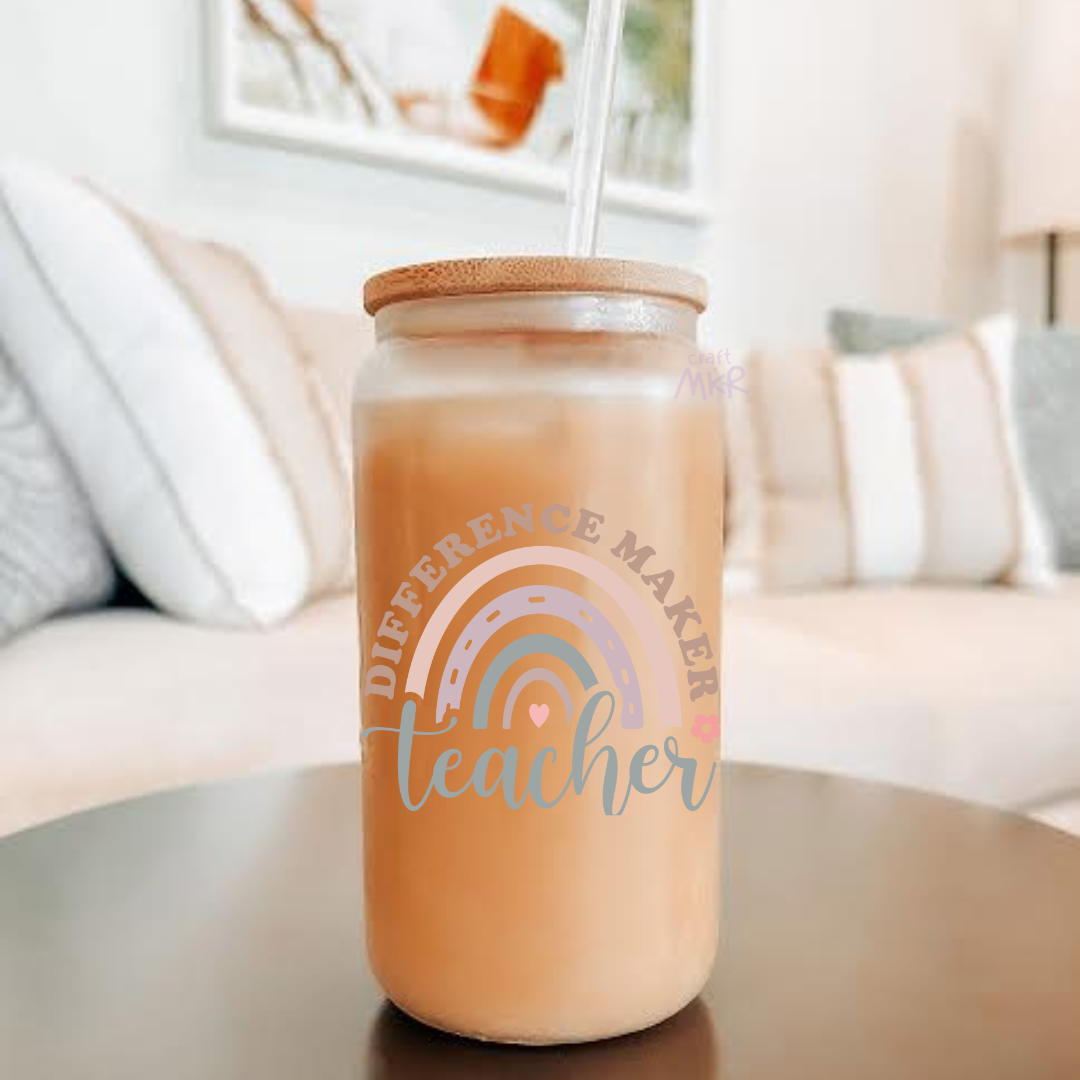 Teacher Difference Maker Can Cup
