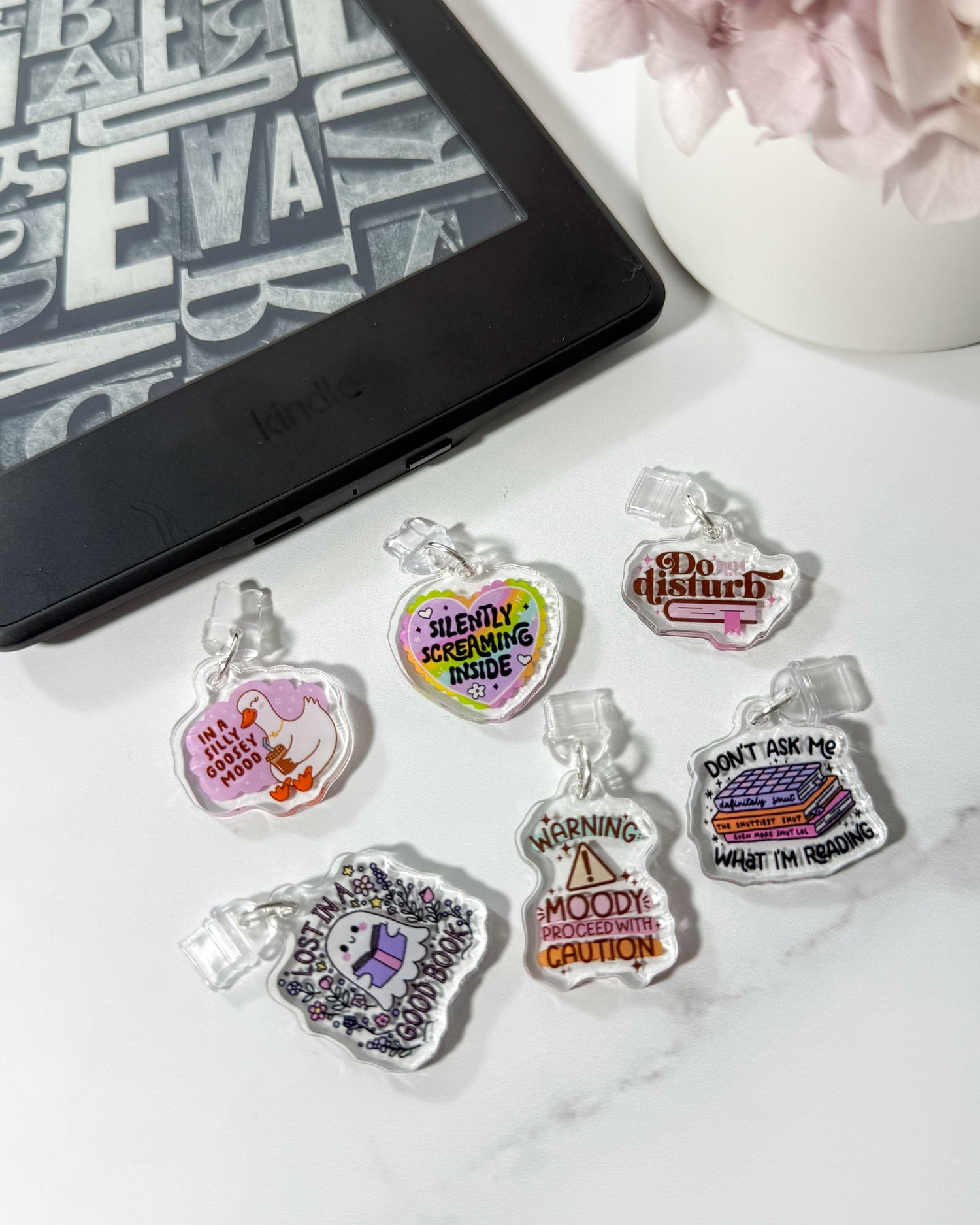 Dust Plug Kindle Charms