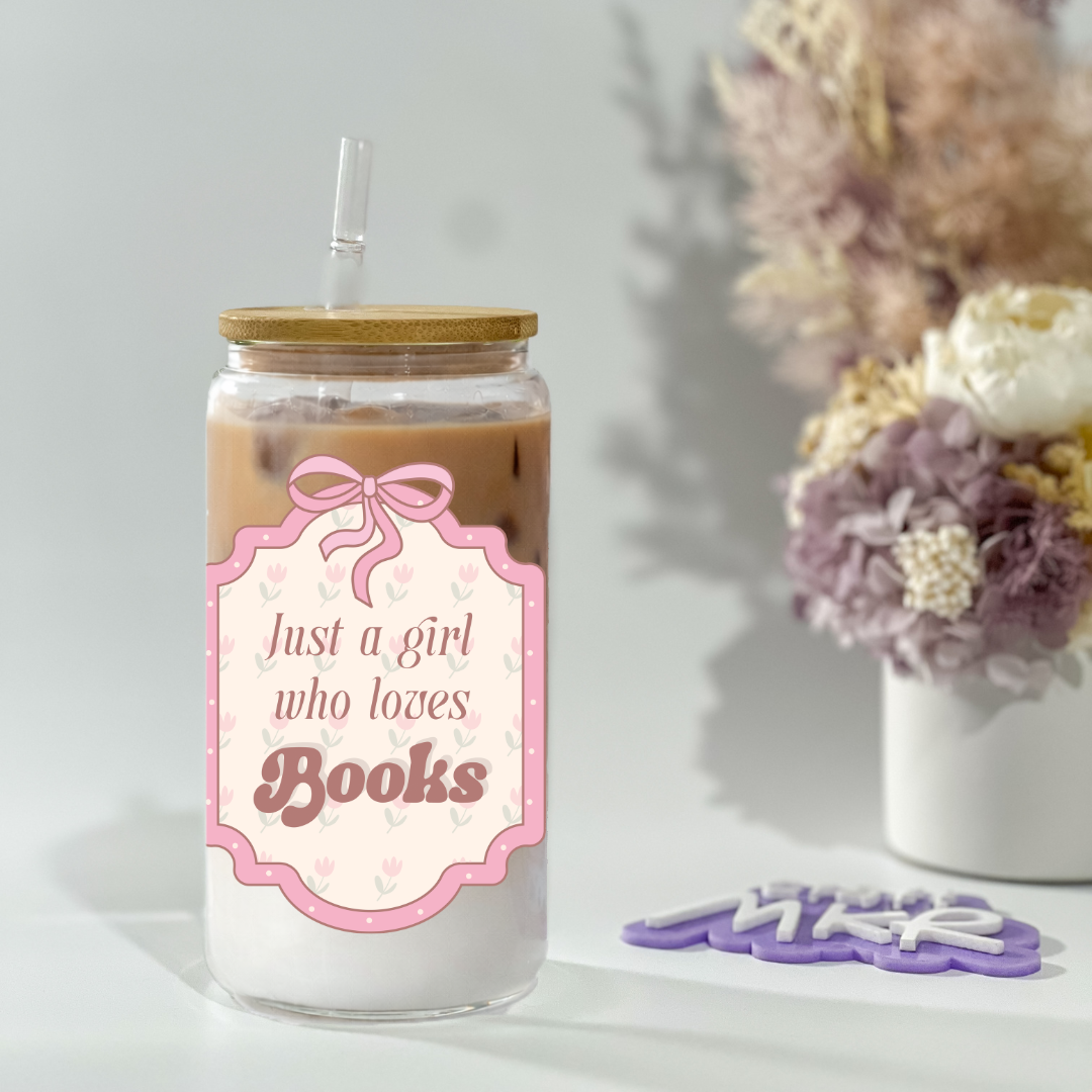 Book Lover Can Cups