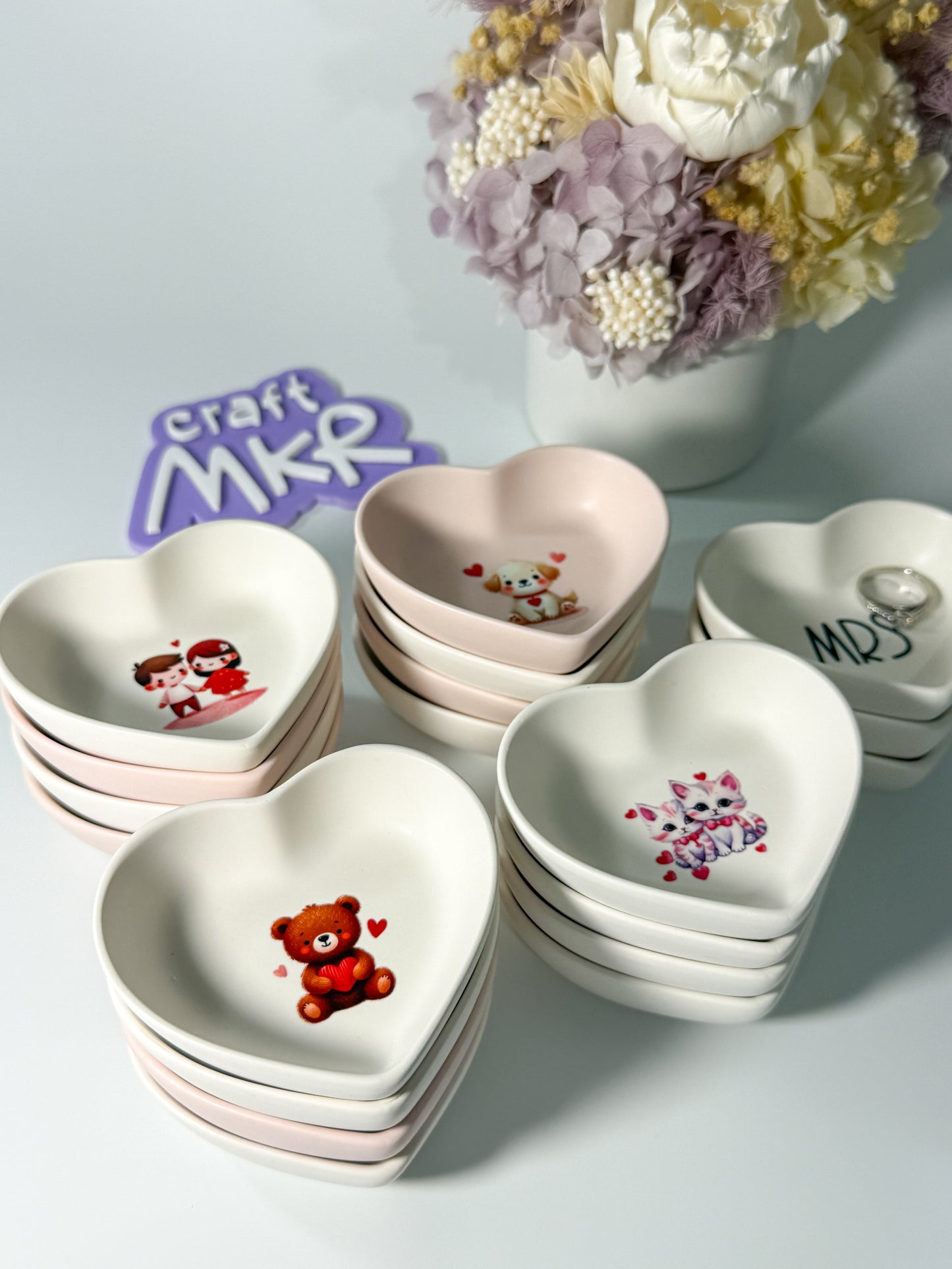 Personalised Mini Heart Ring Dish