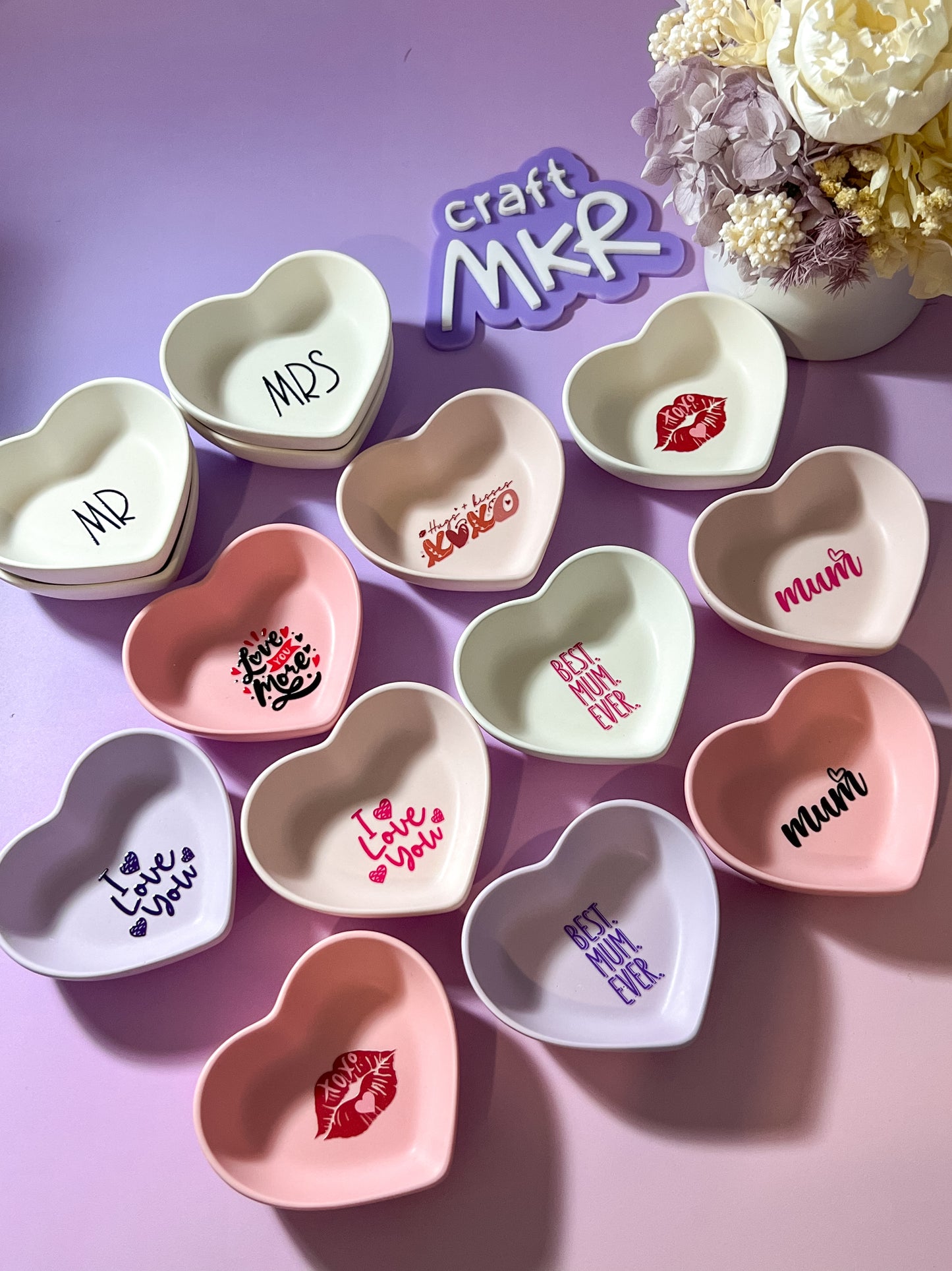 Personalised Mini Heart Ring Dish