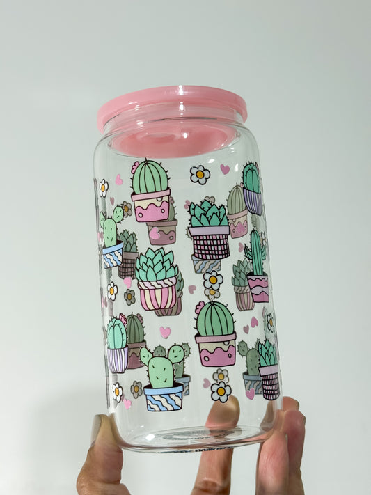 Cactus Cuties Can Cup