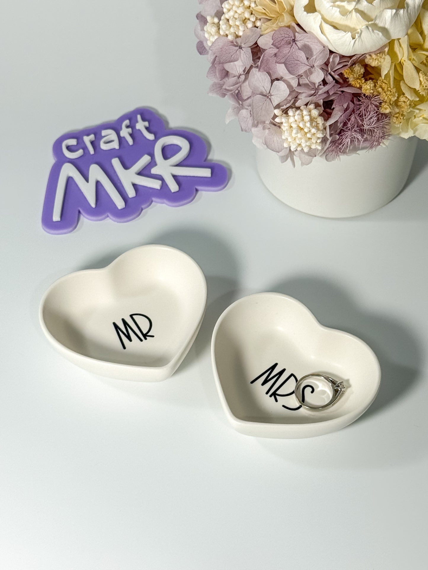 Personalised Mini Heart Ring Dish