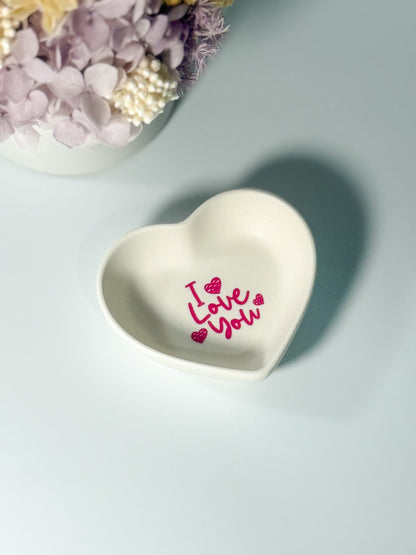 Personalised Mini Heart Ring Dish