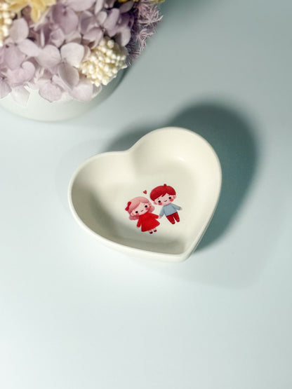 Personalised Mini Heart Ring Dish