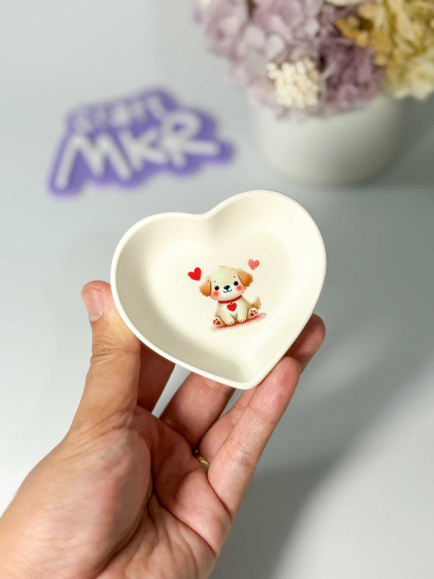 Personalised Mini Heart Ring Dish