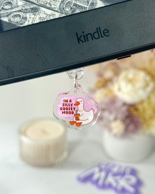 In a Silly Goosey Mood Dust Plug Charm / Kindle Charm