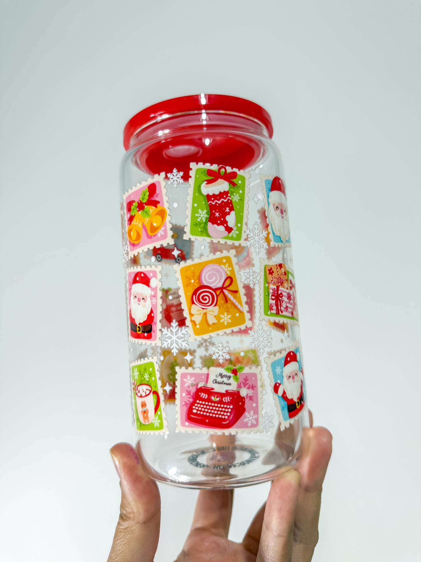 Festive Stamps Can Cup