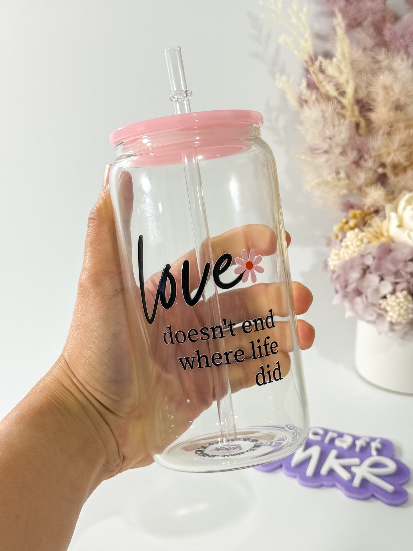 Love Doesn’t End Where Life Did Can Cup | Love Through Loss Collection