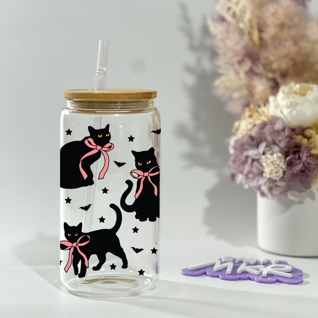 Midnight Cat Can Cup