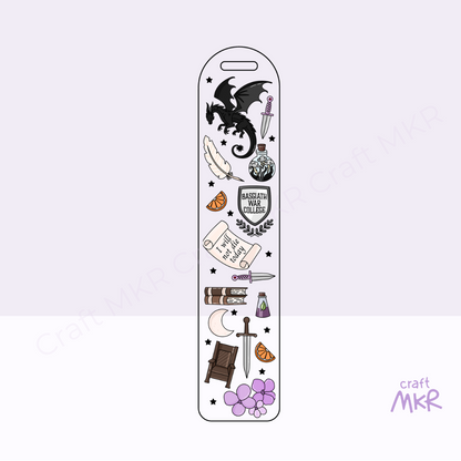 Black_Wings_and_Swords Bookmark Design
