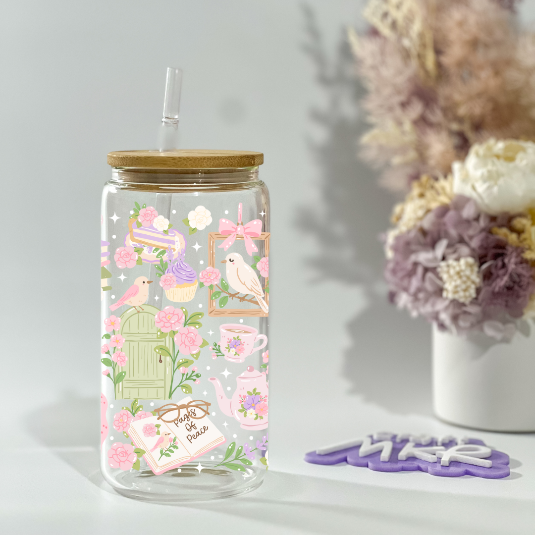 Bookish Garden  Can Cup