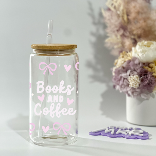 Books and Coffee Can Cup