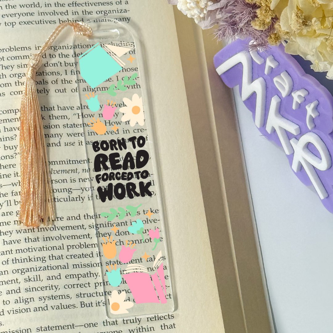 Born_To_Read_Forced_TO_work_Bookmark_Mockup
