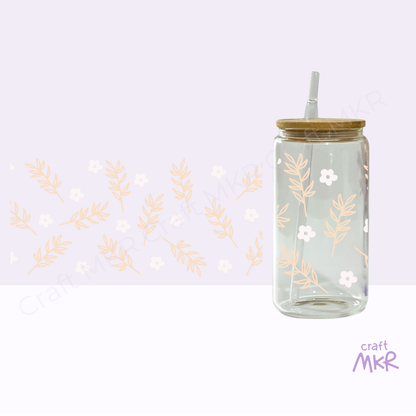 Beige Botanica Can Cup