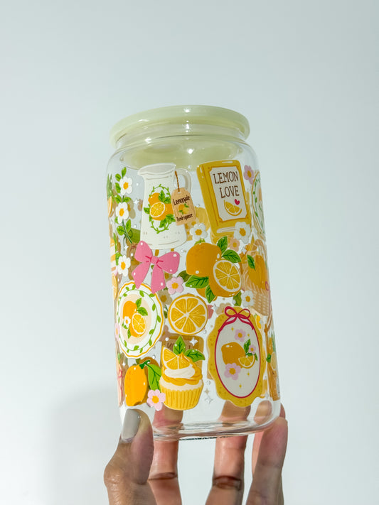 Lemon Love Kitchen Can Cup