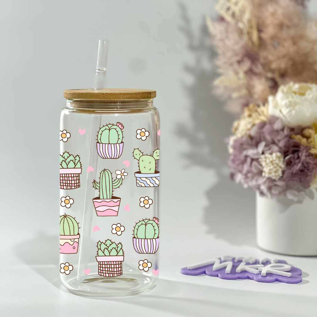 Cactus Cuties Can Cup