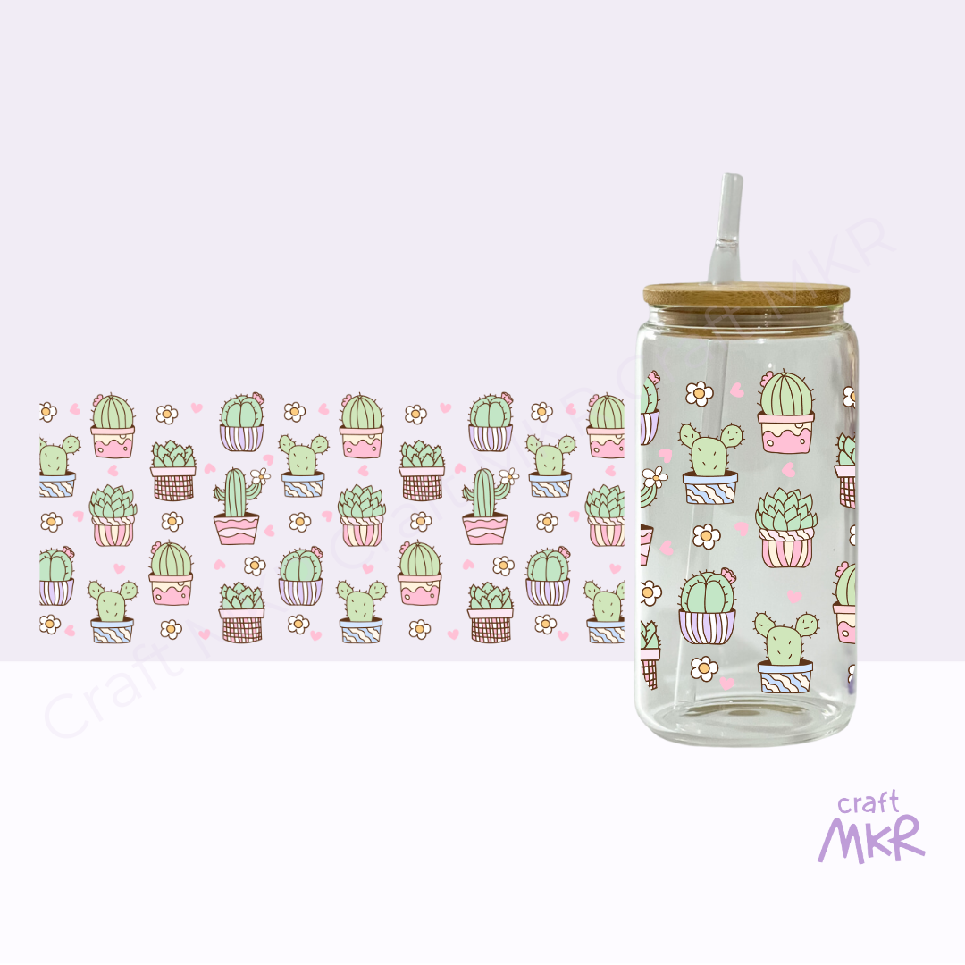 Cactus Cuties Can Cup