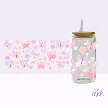 Coquette Butterfly Can Cup