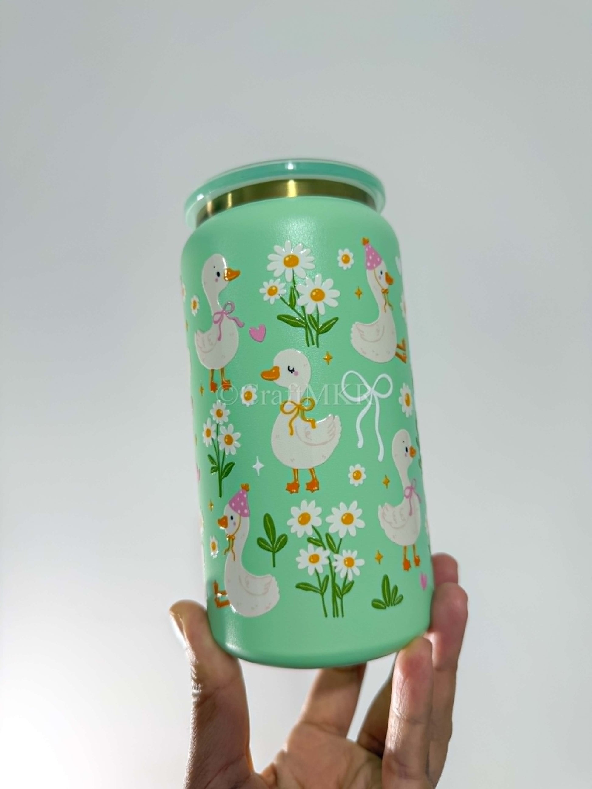 Ducks and Daisies Light Green.jpg