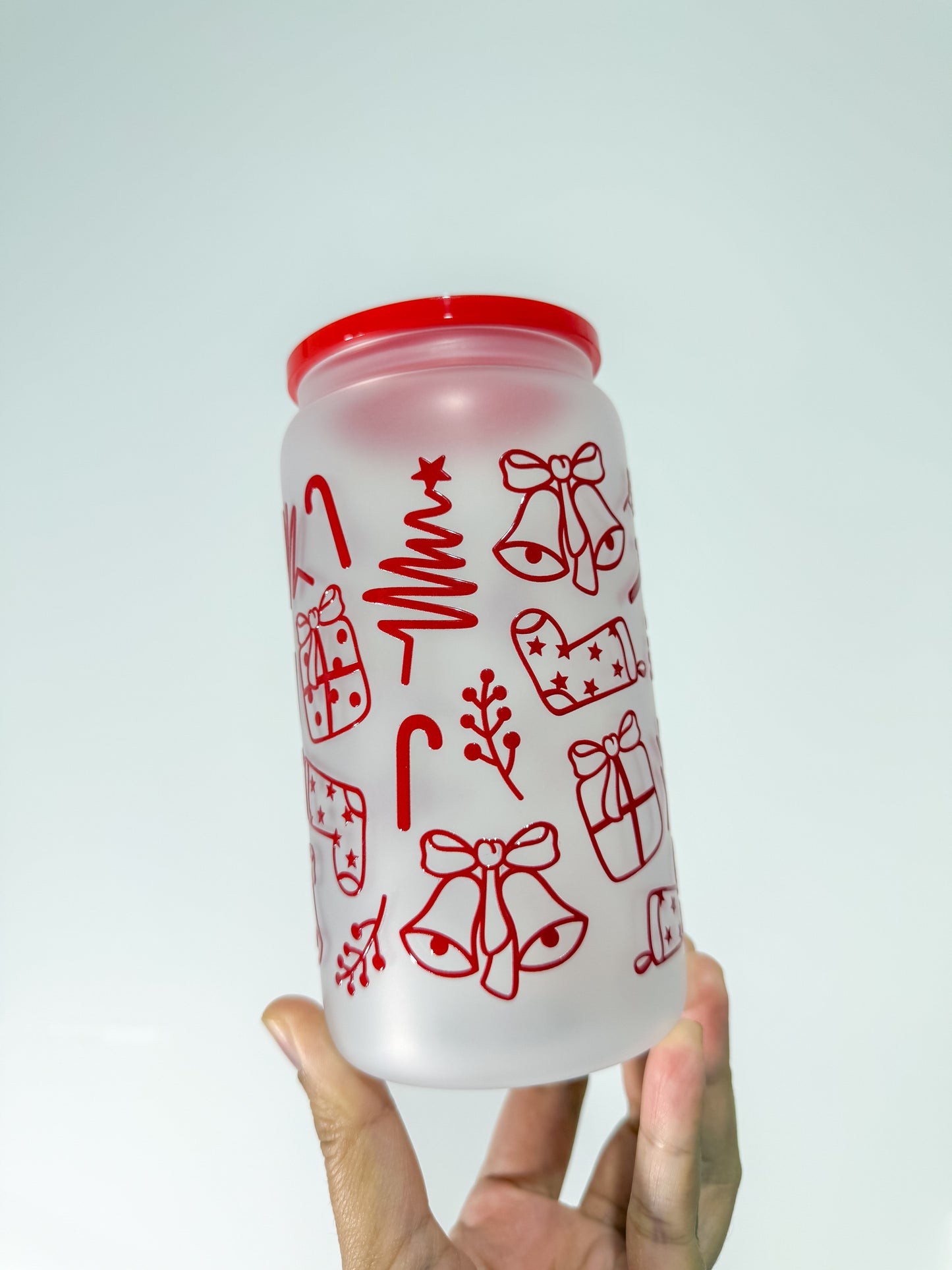 Christmas Doodles Can Cup
